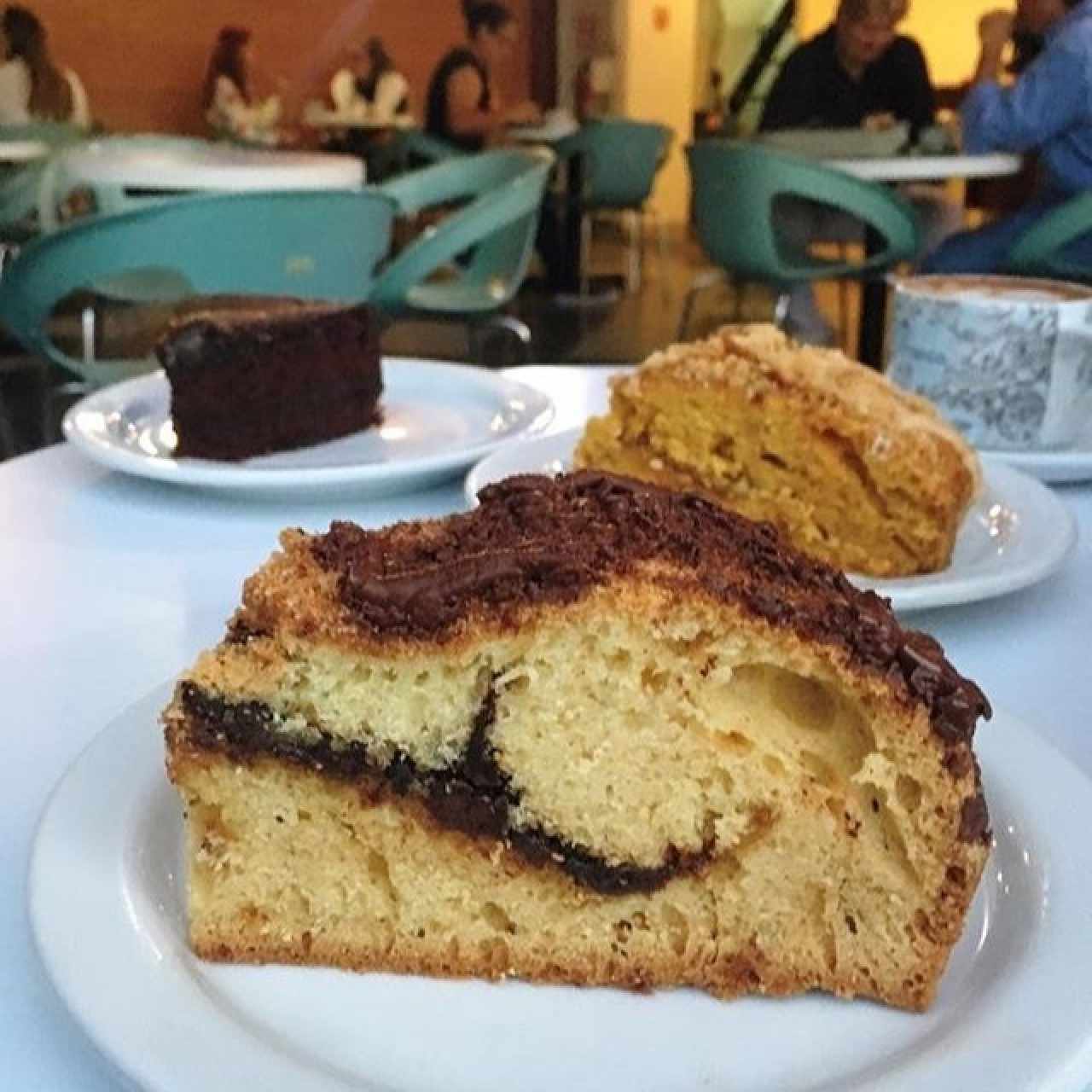Coffee cake de chocolate