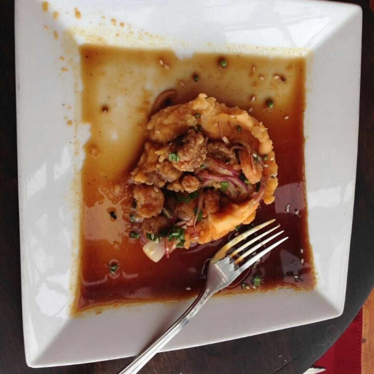 ceviche tibio 