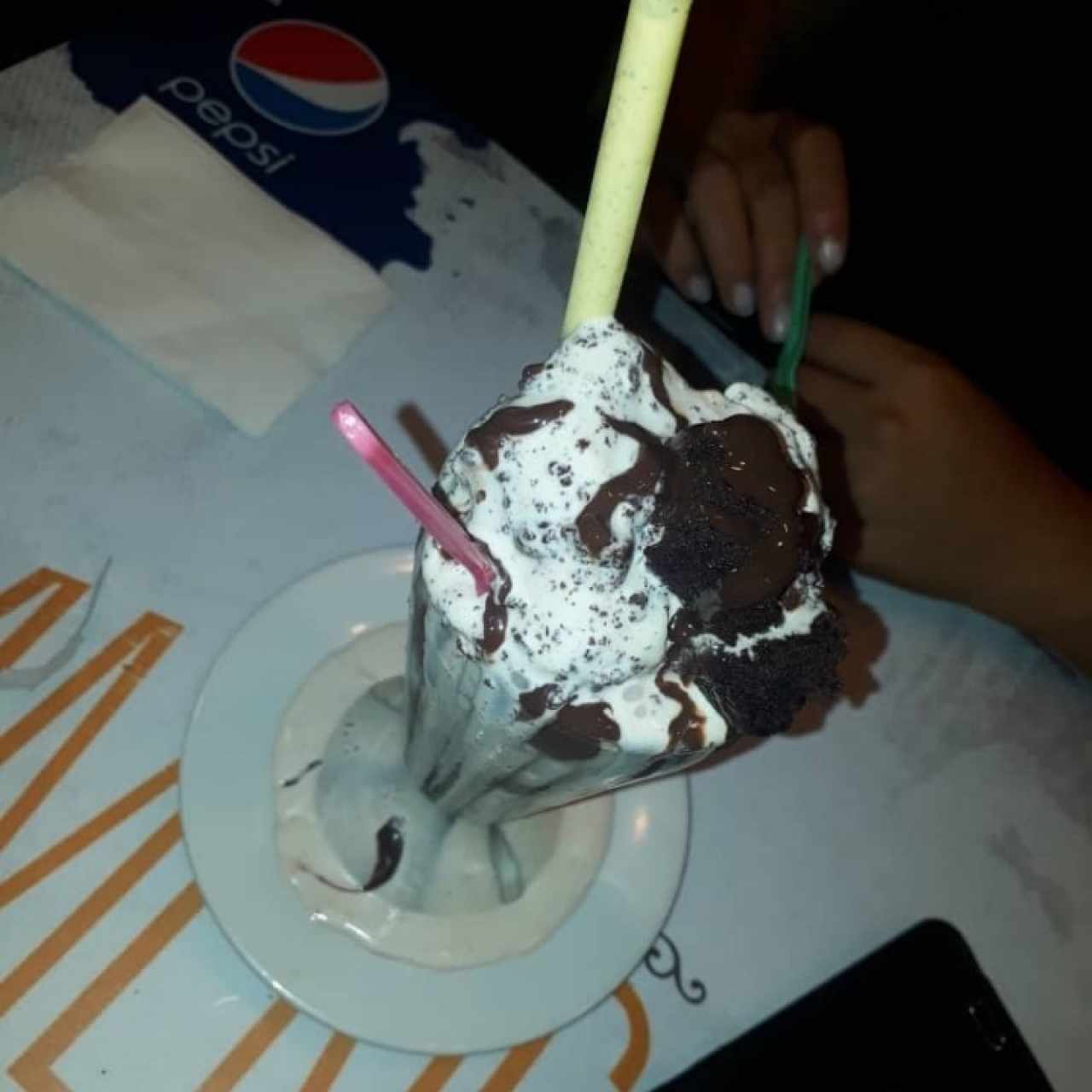 merengada de brownie, un exito