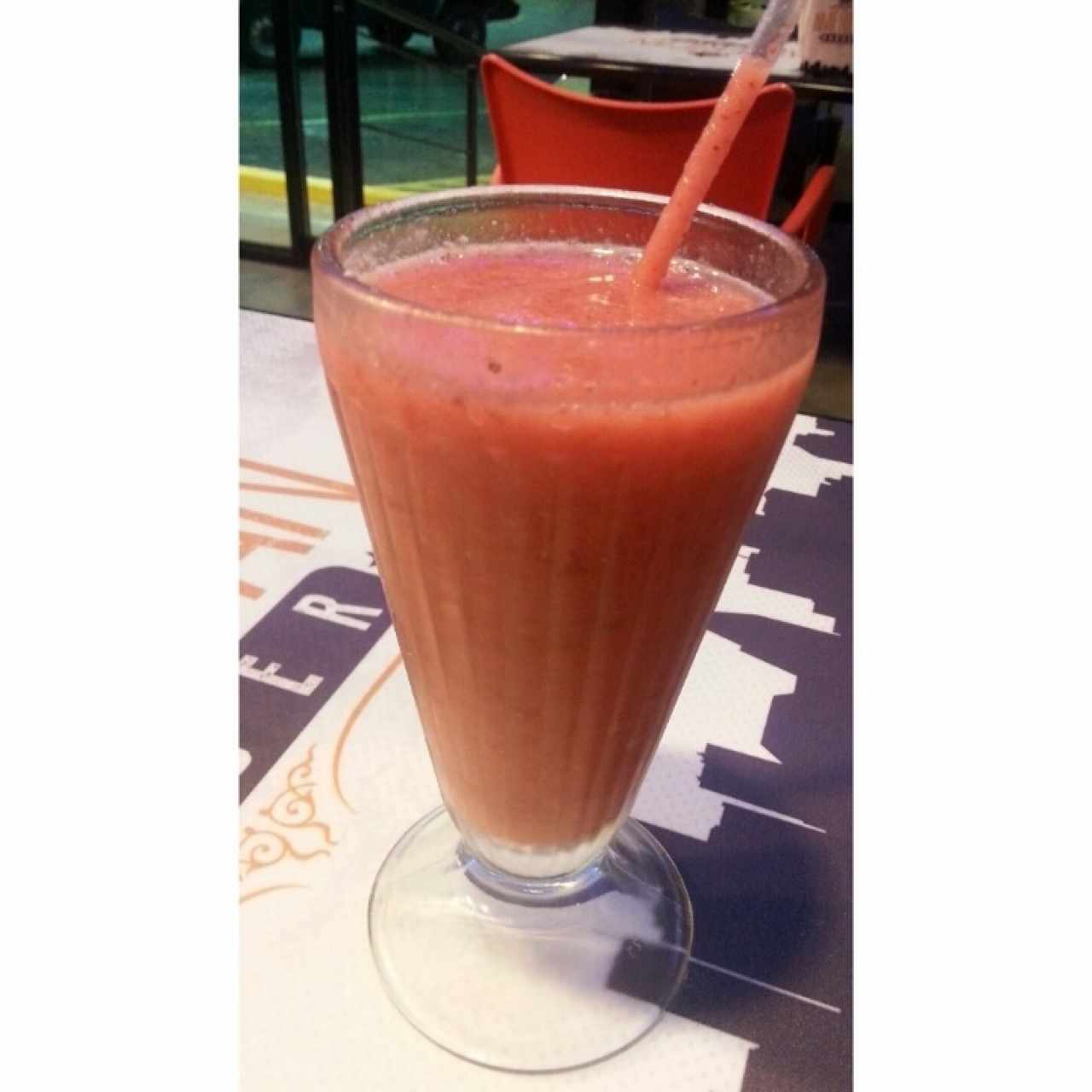Batido de fresa