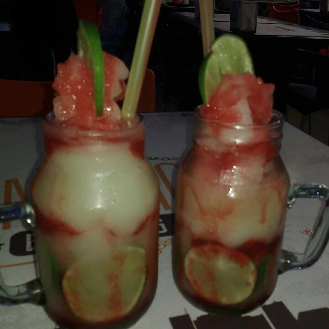 limonada frappe con granadina