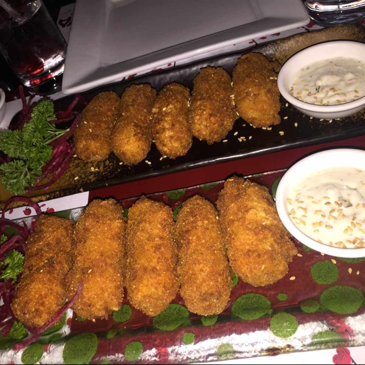 croquetas de cangrejo 