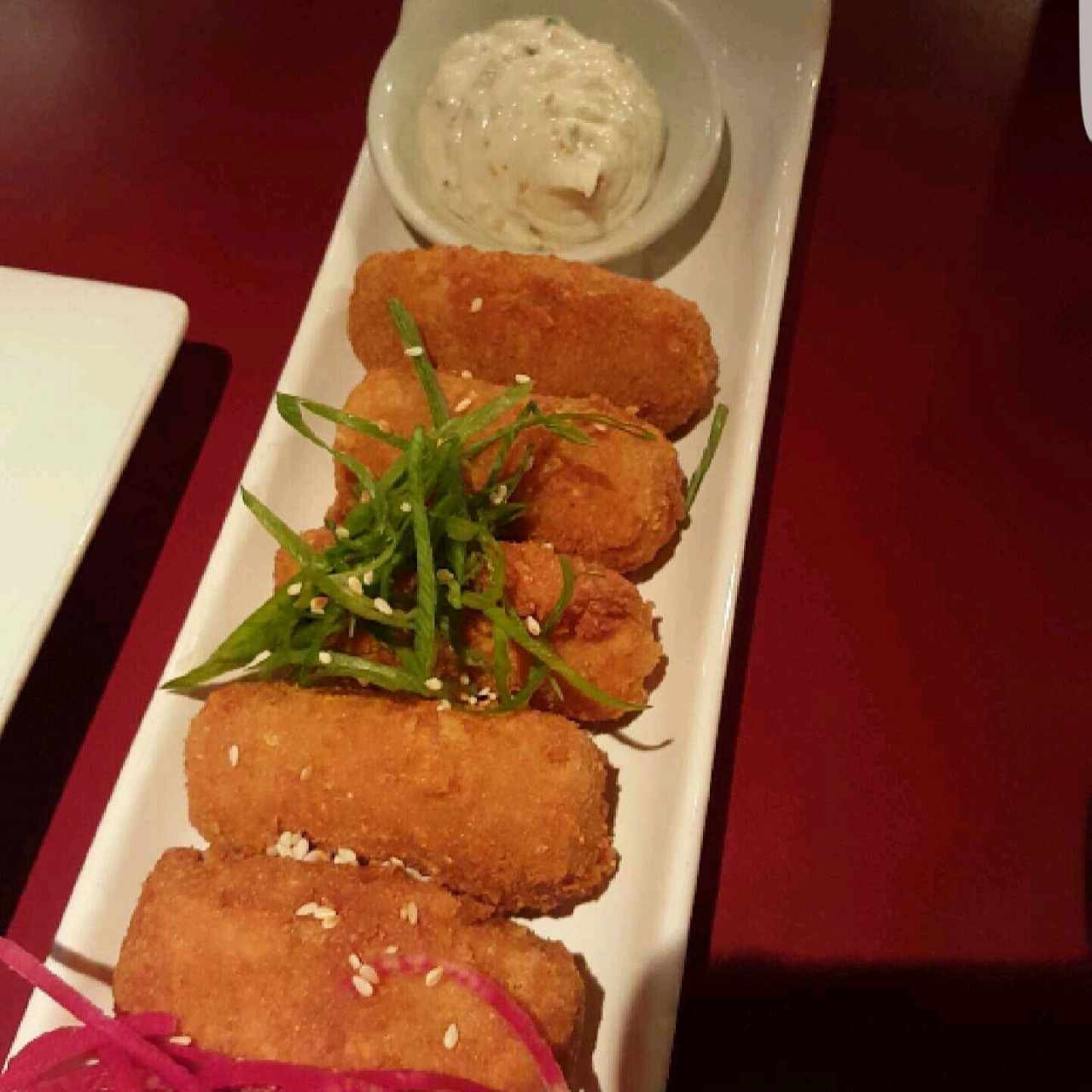 Croquetas de cangrejo 