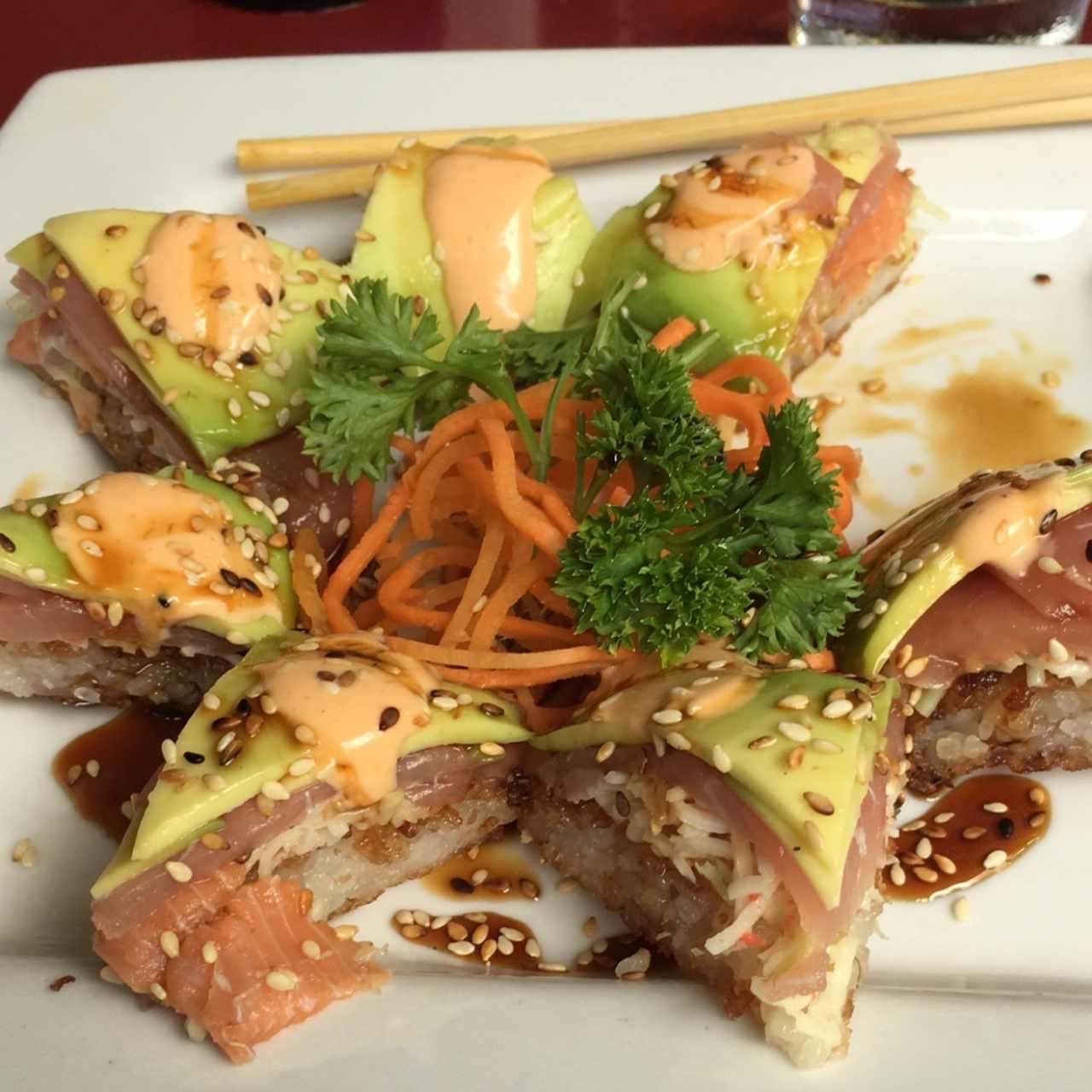 sushi pizza