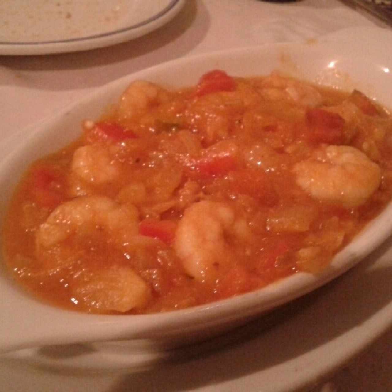 Camarones enchilados, muy buenos! 