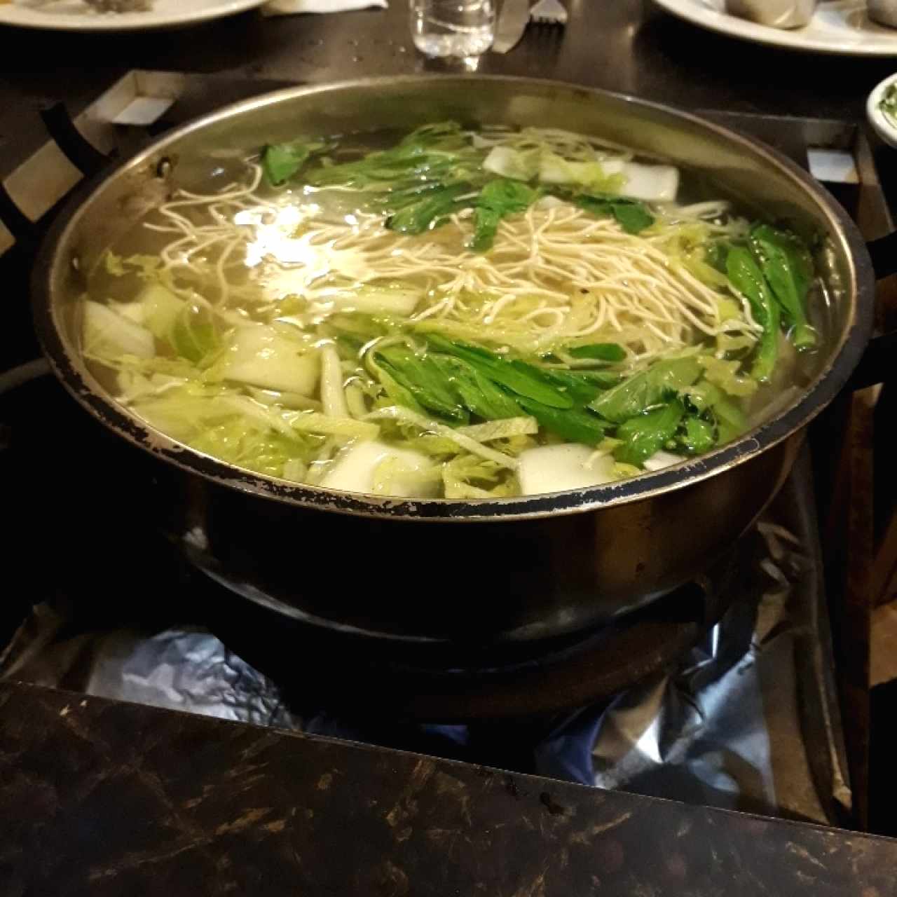 sopa mongolesa en fogon