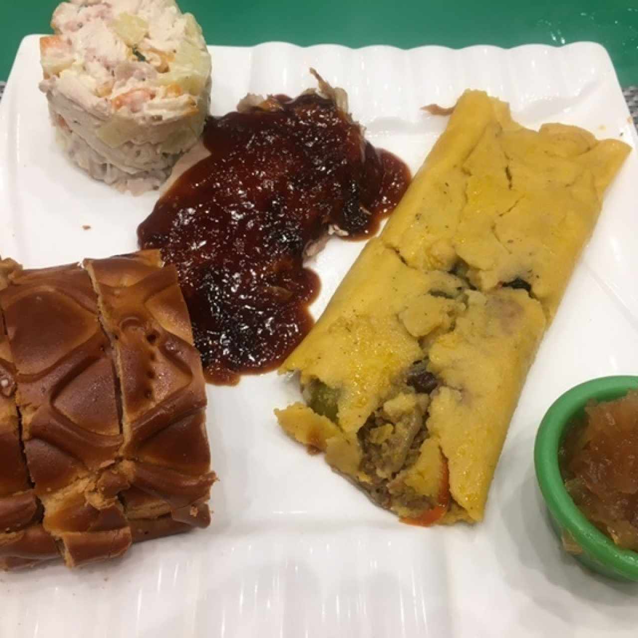 Plato navideño
