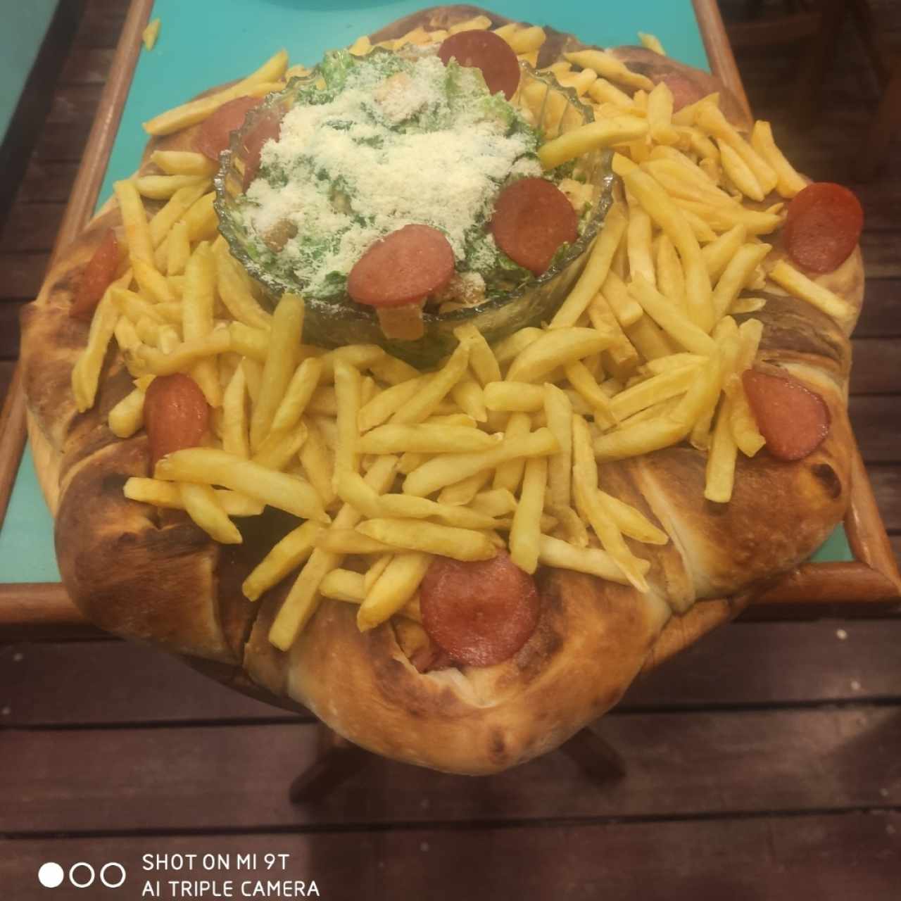 pizza volcán buenísima 