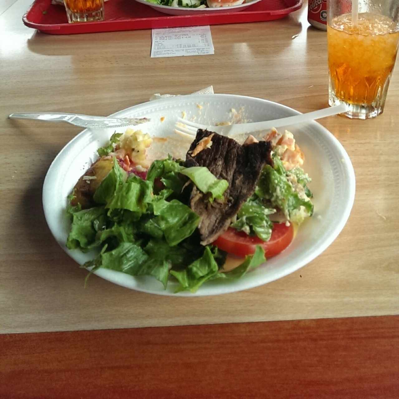 plato por peso self-service
