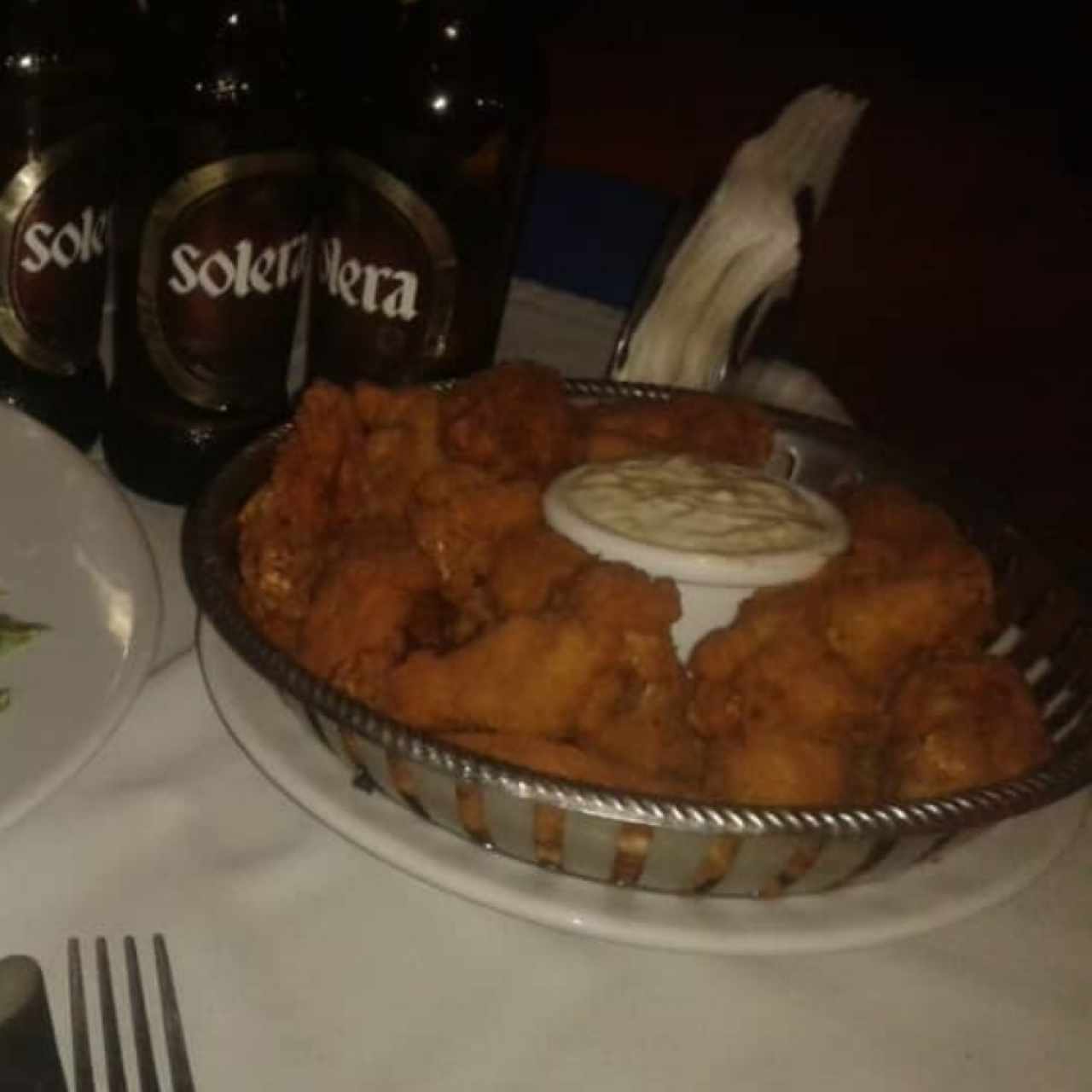 Pollo a la canasta y cervezas 