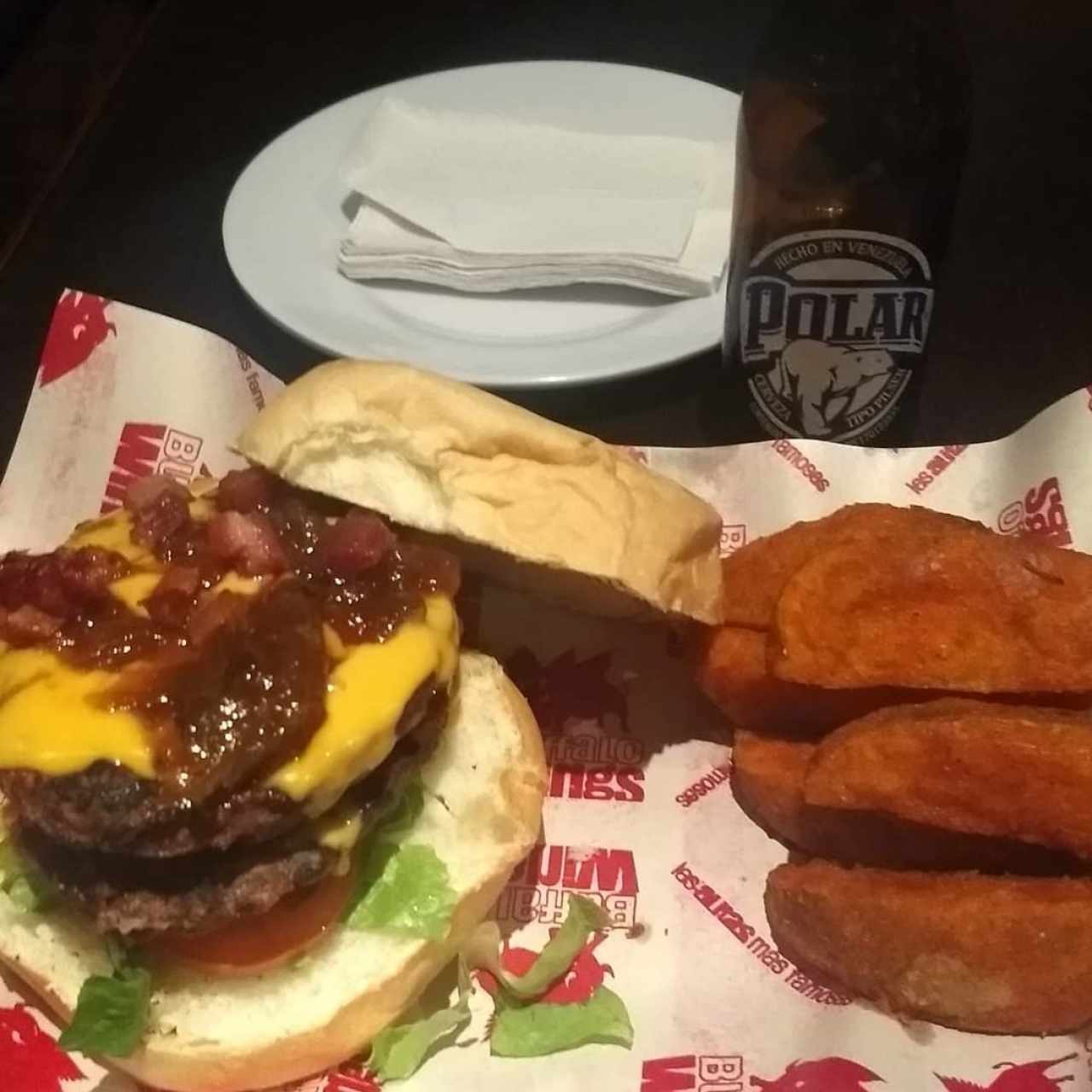 Hamburguesa Miguel Cabrera de 200gr concpapas Kardashian