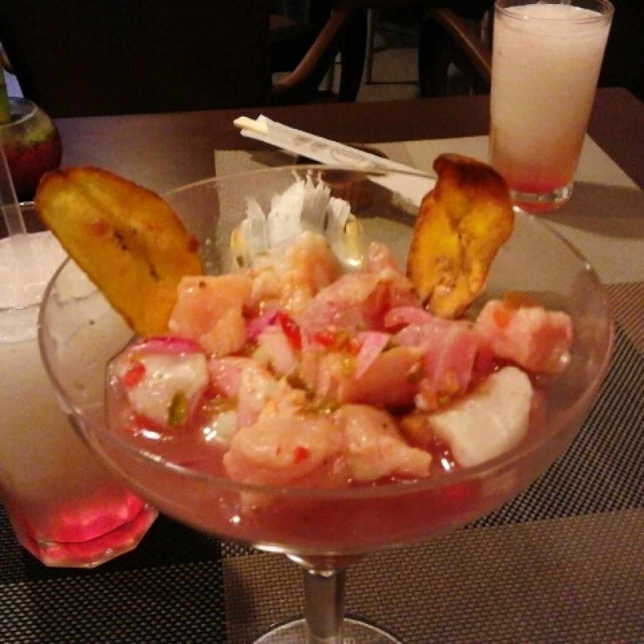 cóctel de camarones