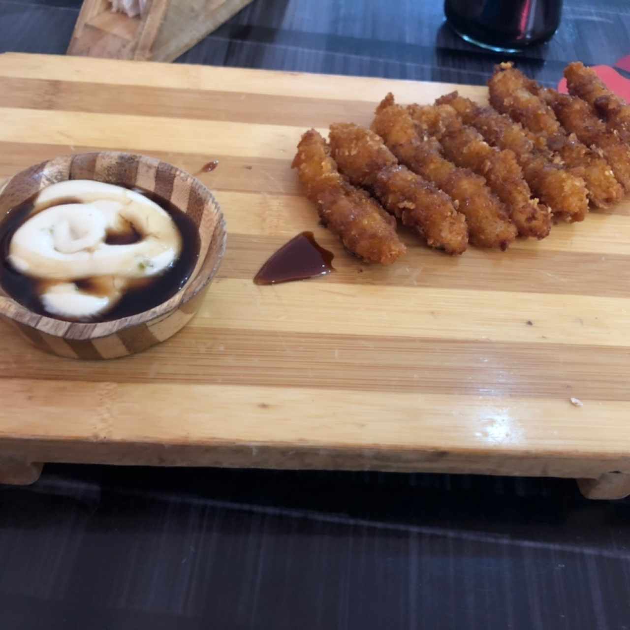 langostinos crunch (camarones en realidad) 