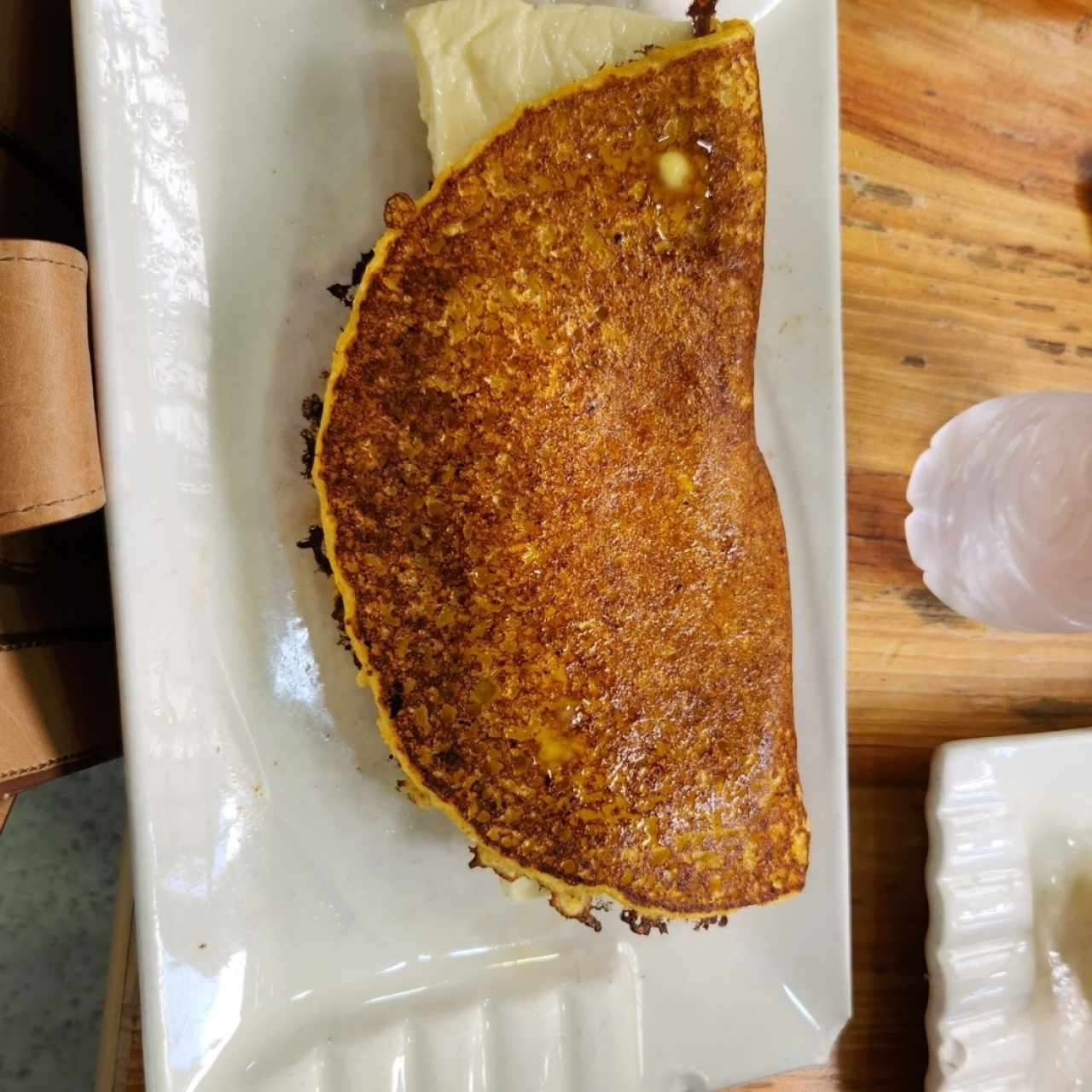 Cachapa con queso de mano