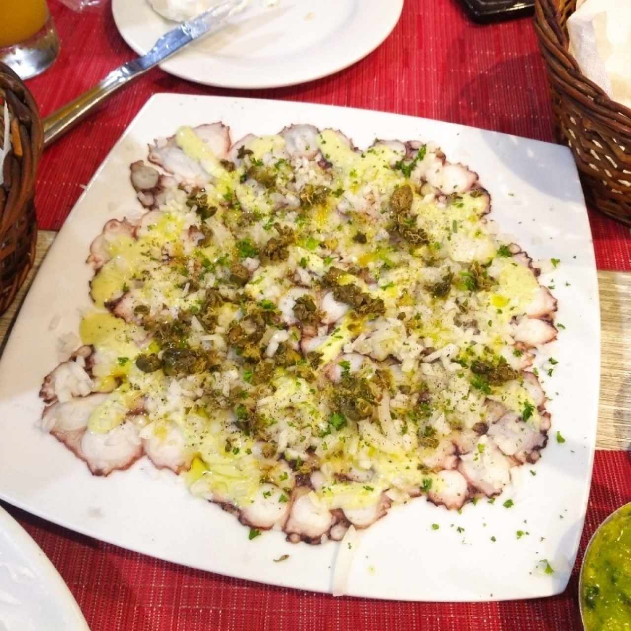 Carpaccio de Pulpo 