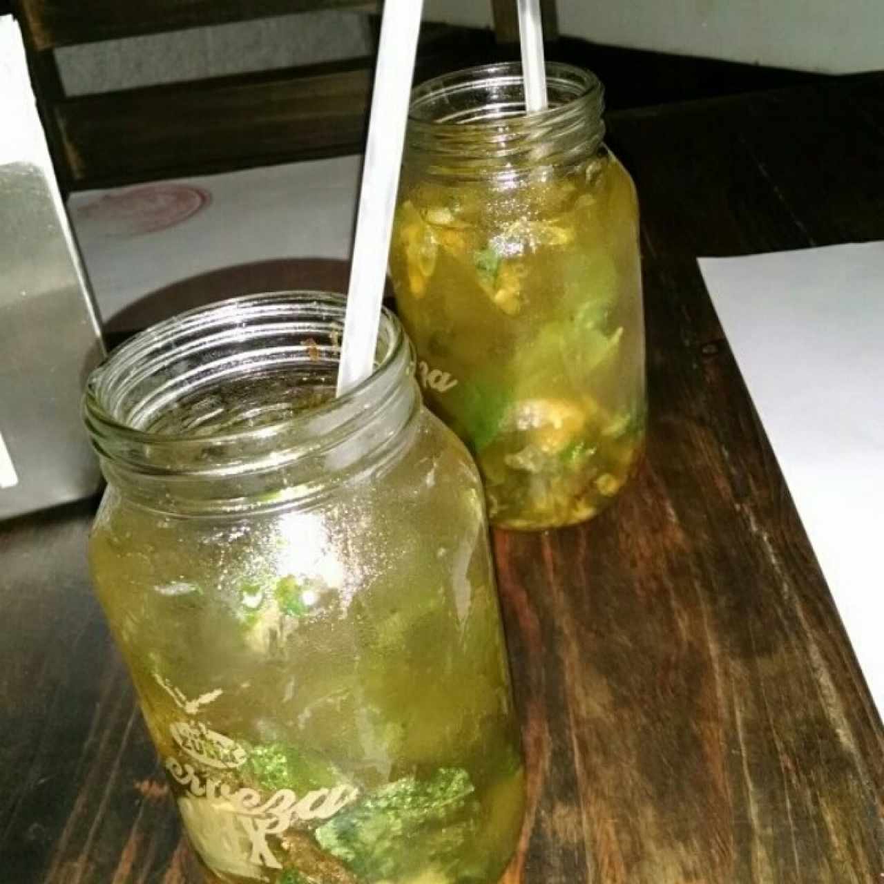 mojitos de Parchita y tradicional 