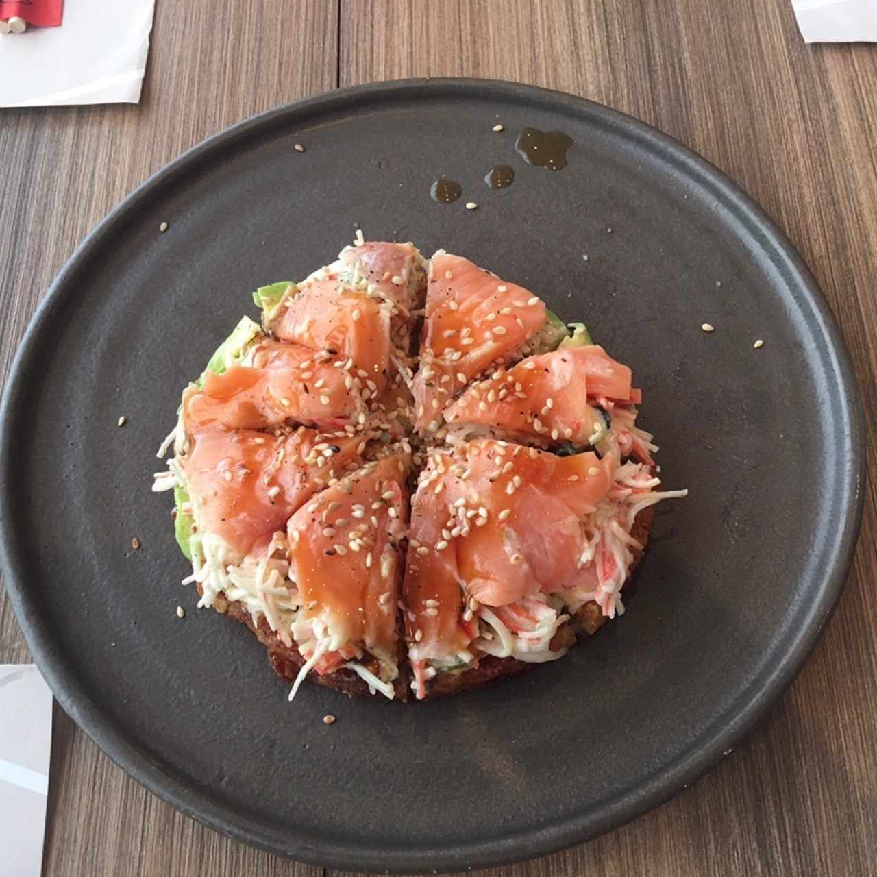Sushi pizza