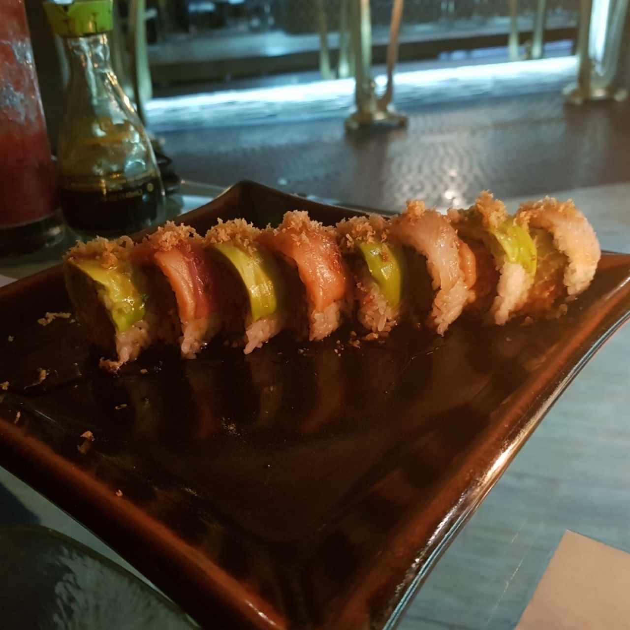 Rainbow Crunch Roll
