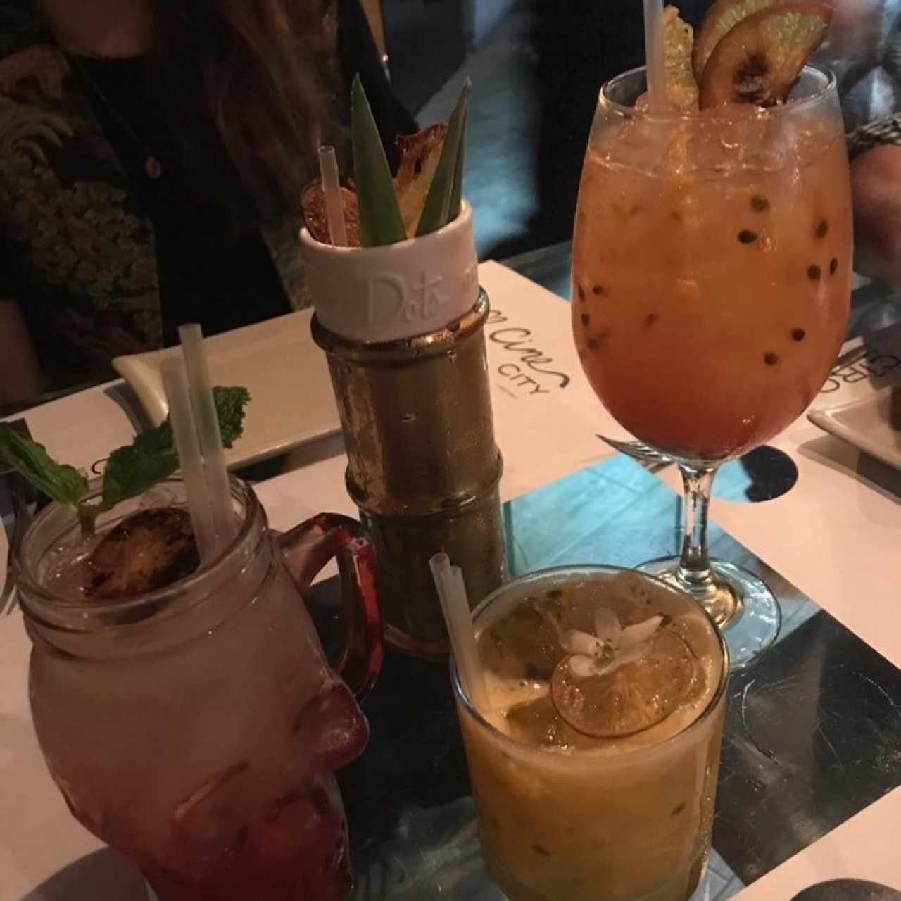 granadina, piñacolada, parchita