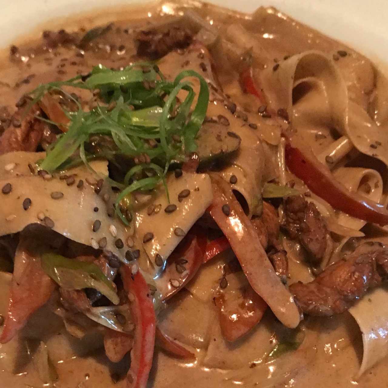 Pappardelle a la pimienta