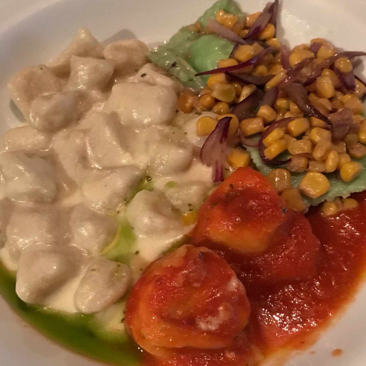 Trío de pastas