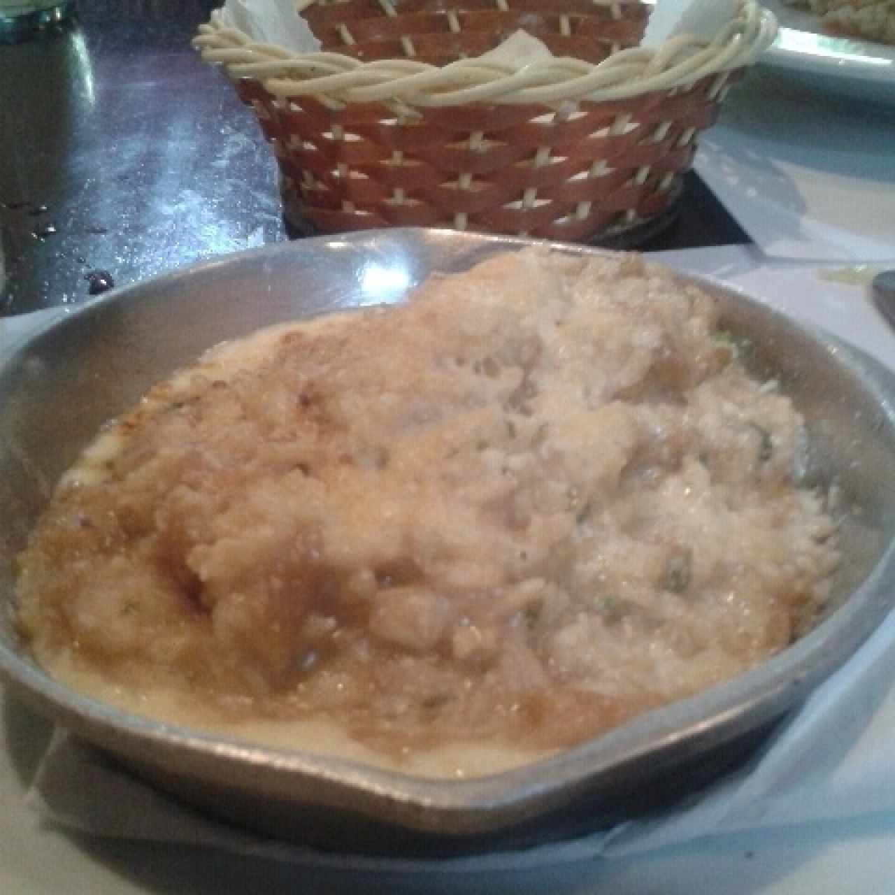 Risotto de cebollas caramelizadas 