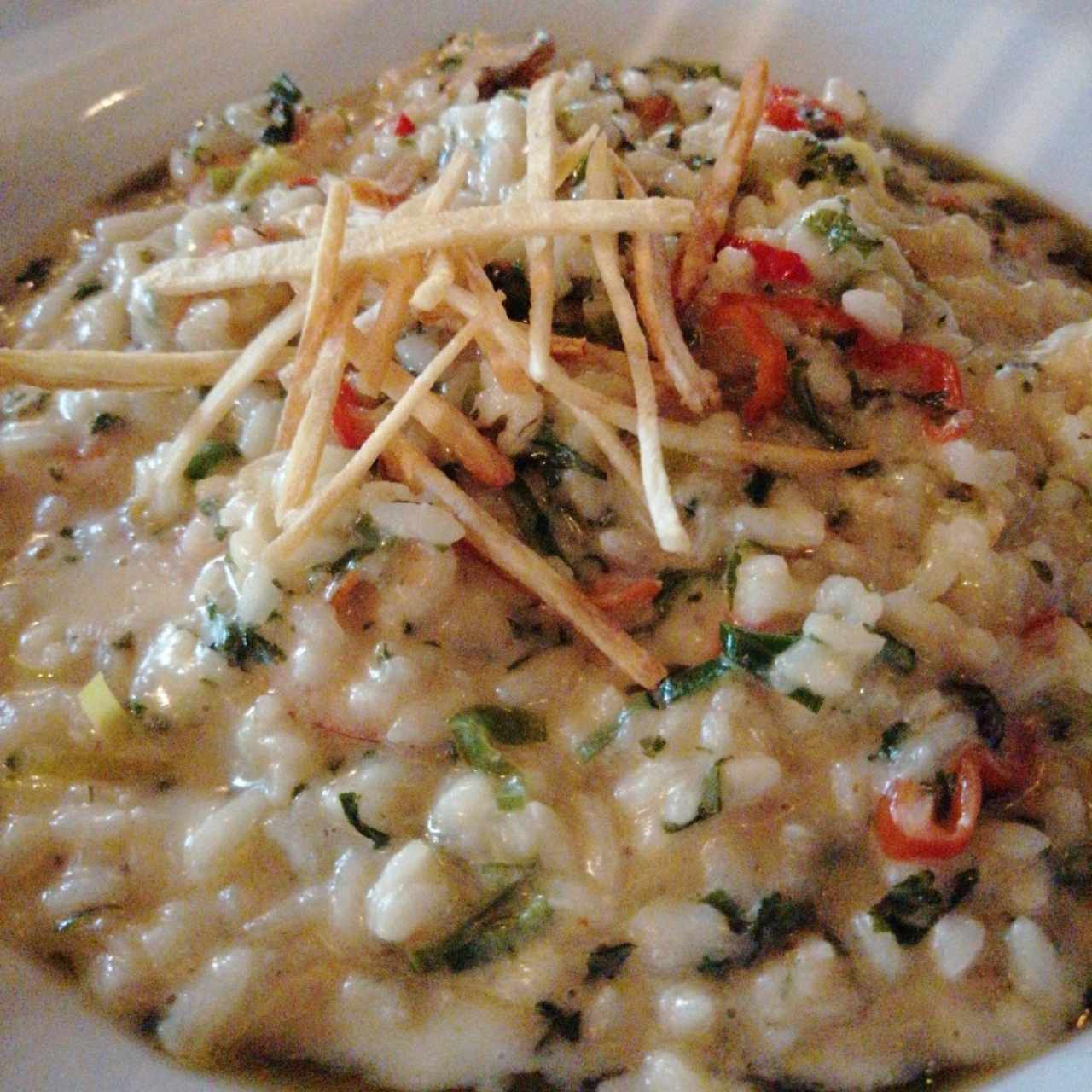 Risotto camarones