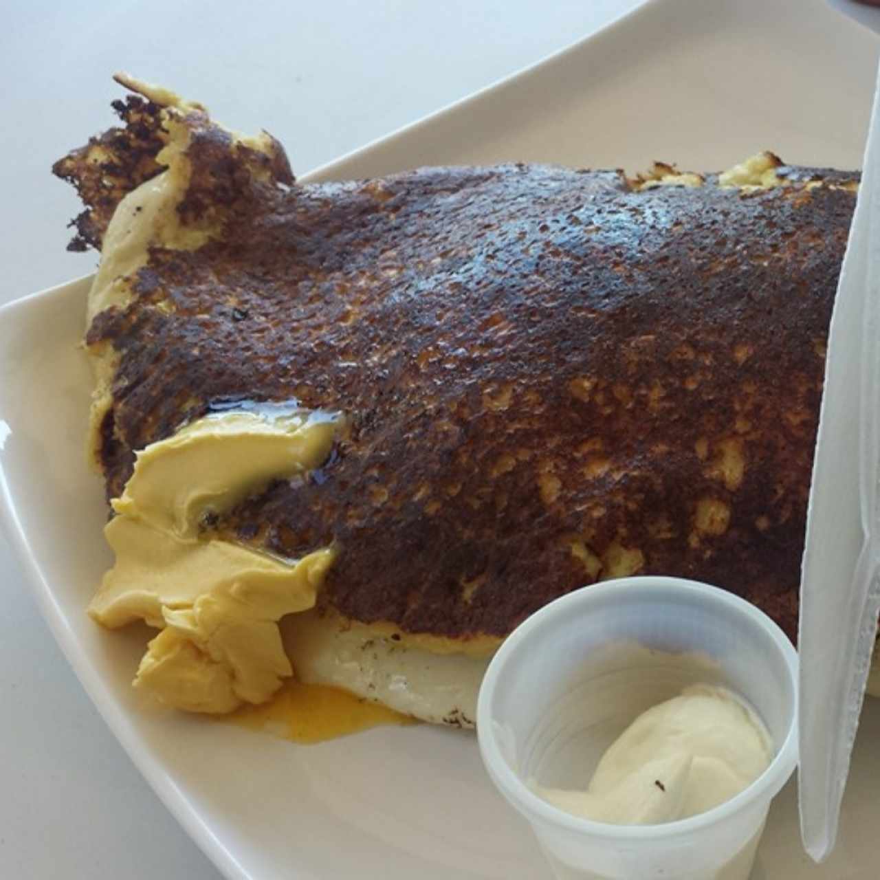 Cachapa con queso