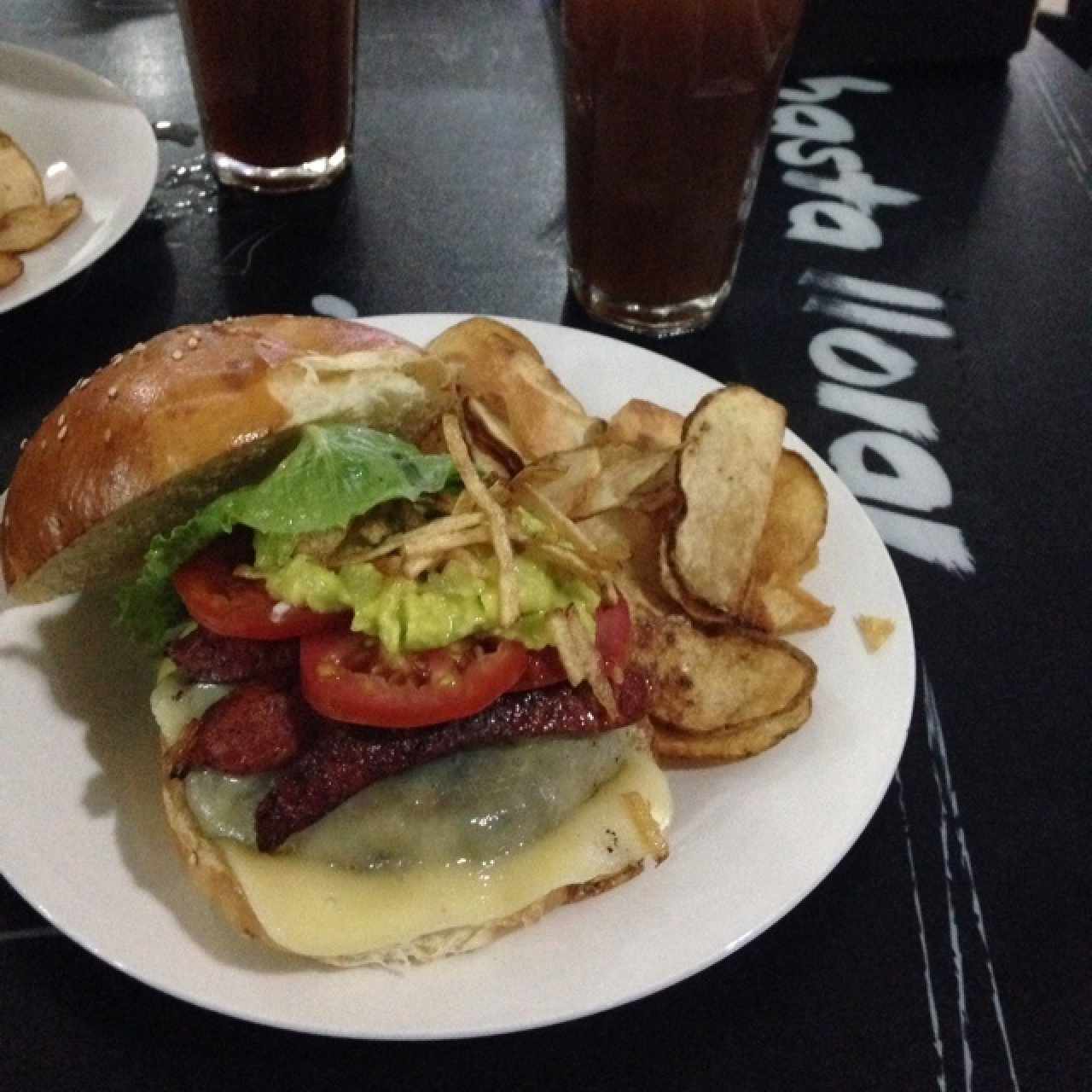 hamburguesa chorizo 