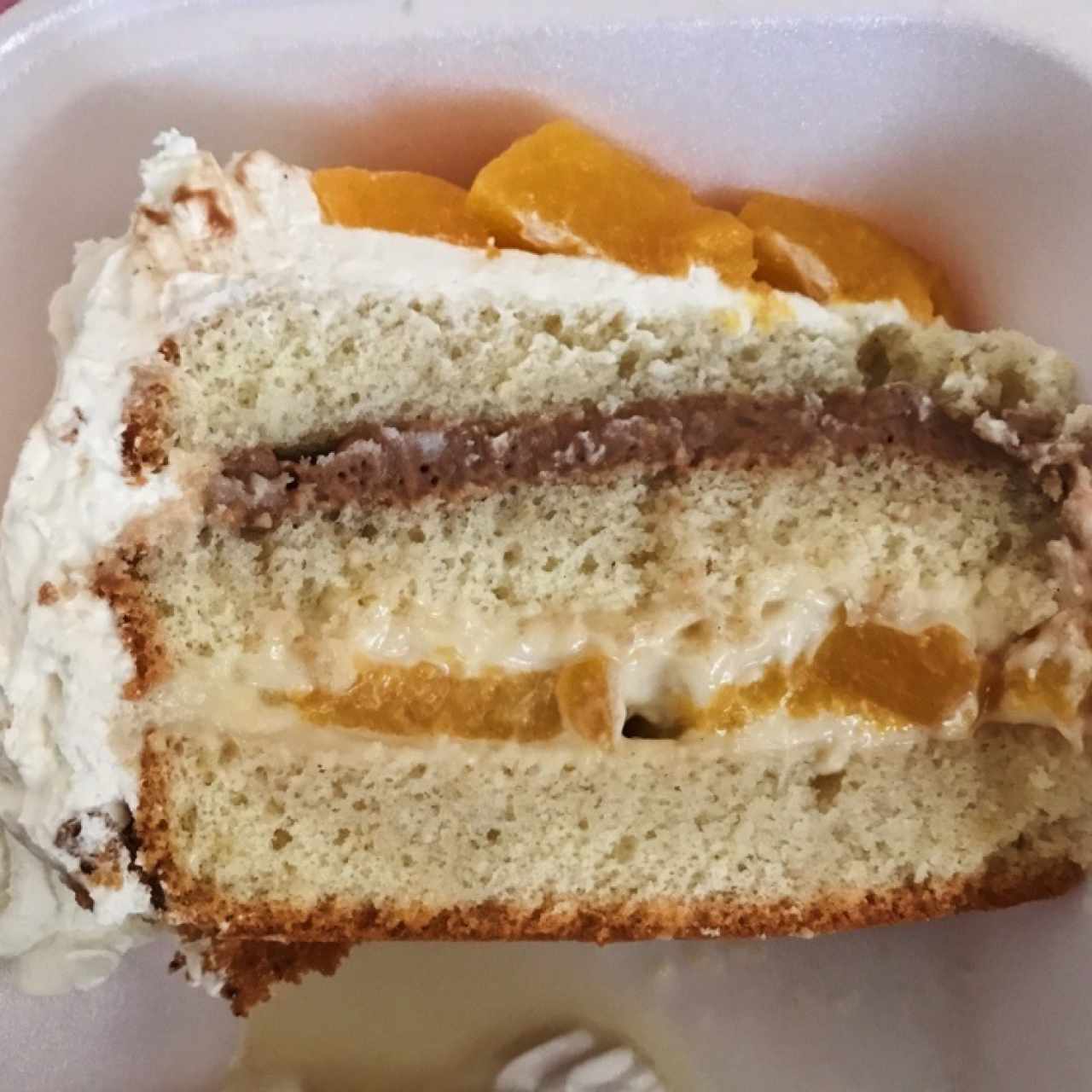 torta de melocotón
