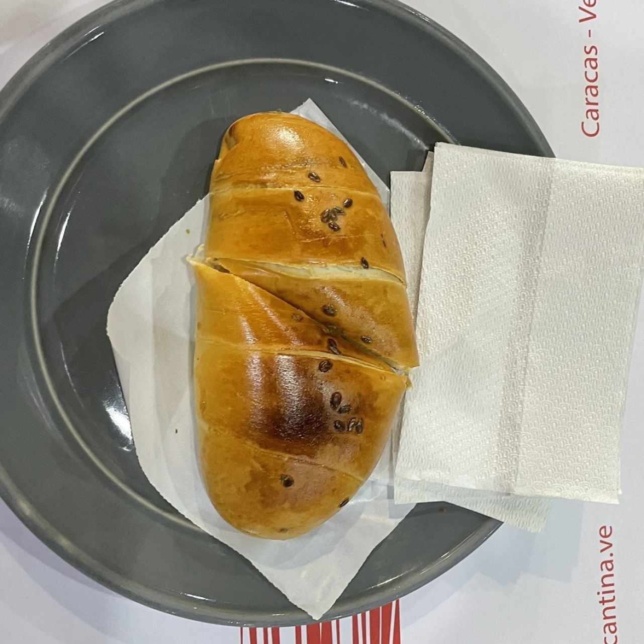 Cachito de pavo y queso crema