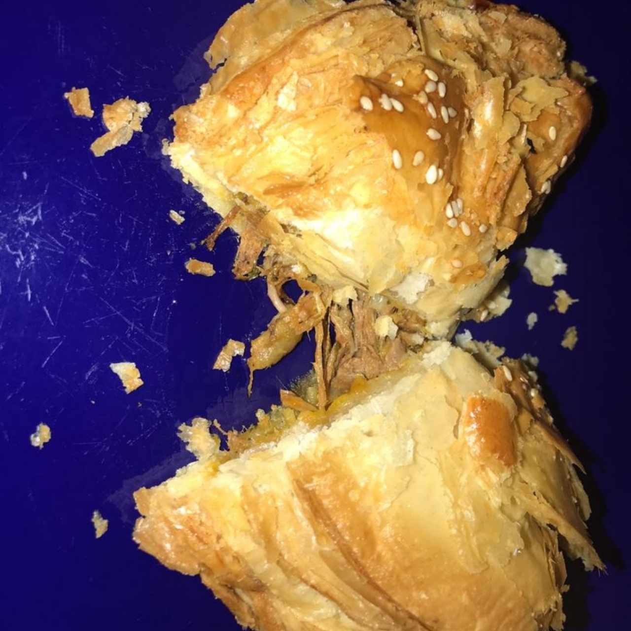 Pastelito de Carne Mechada, Excelente esta vez el Relleno