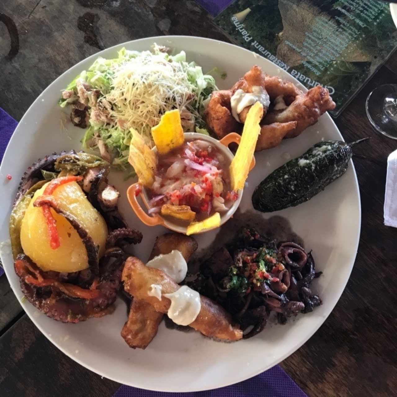 plato de degustacion
