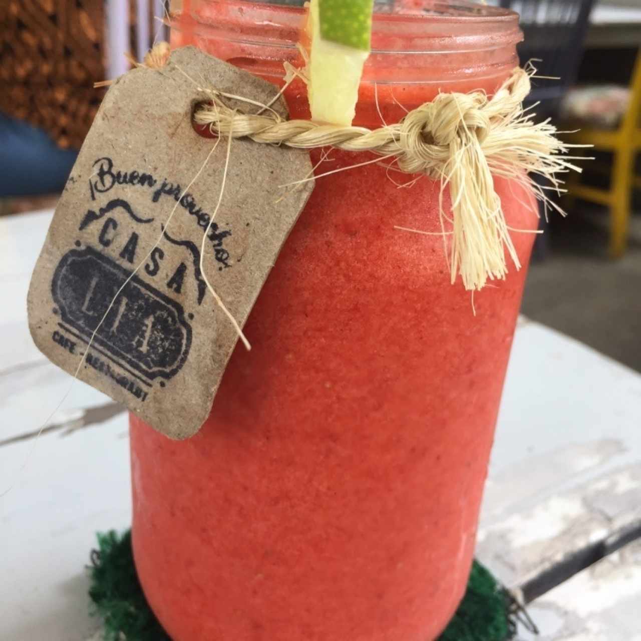 limonada de fresa