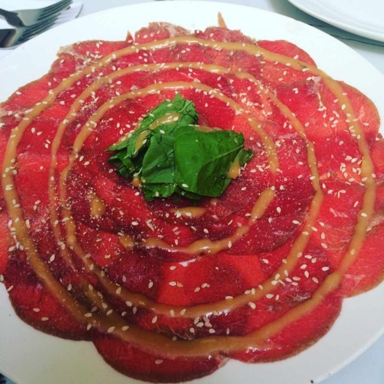 Carpaccio de lomito