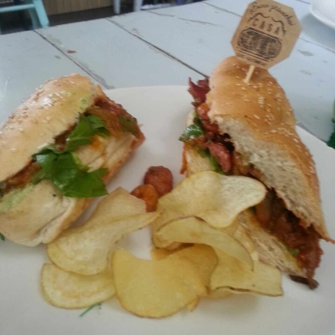 sándwich de chistorra