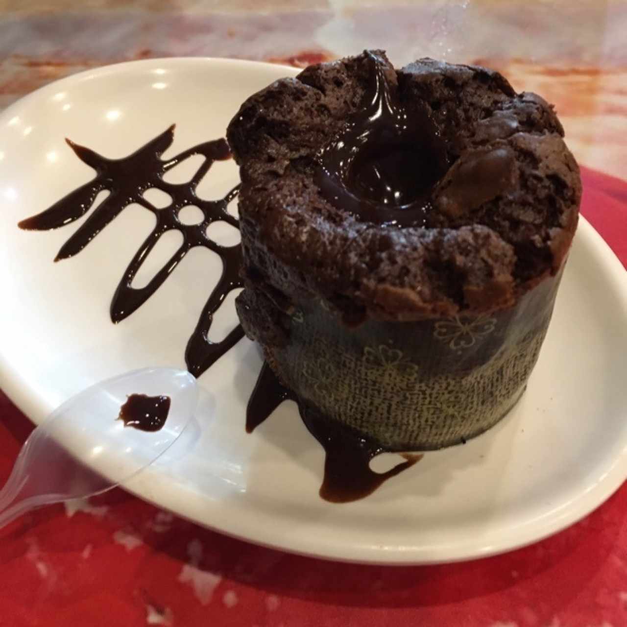 fondant de chocolate