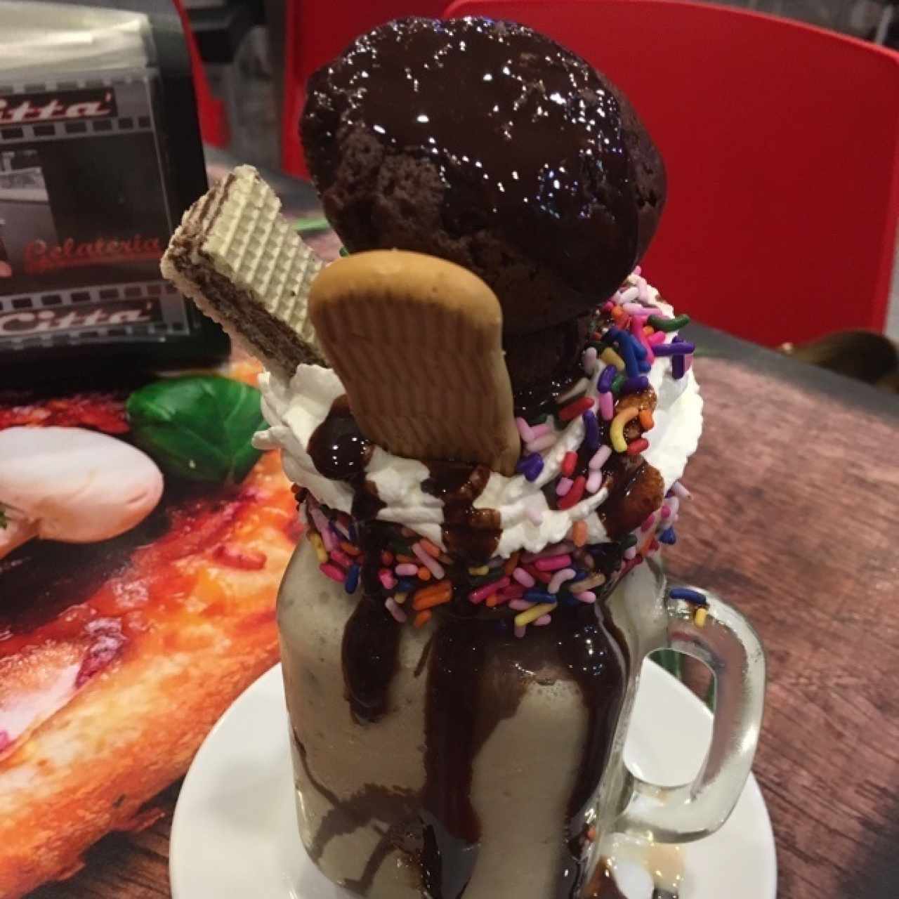 Moccachino con helado