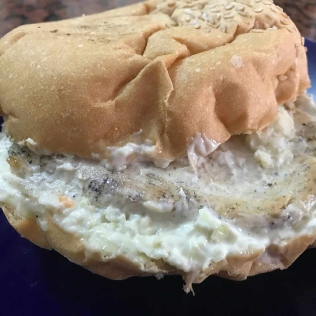 hamburguesa de pollo, excelente