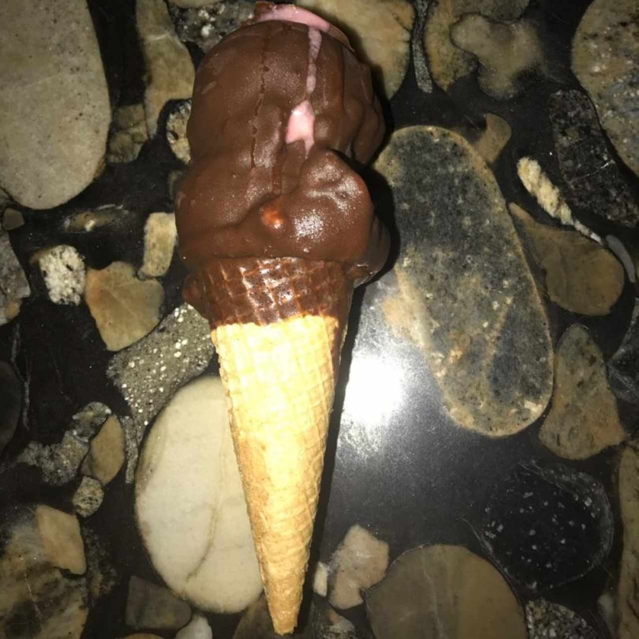 Barquilla de Fresas con Capa de Chocolate, Espectacular 