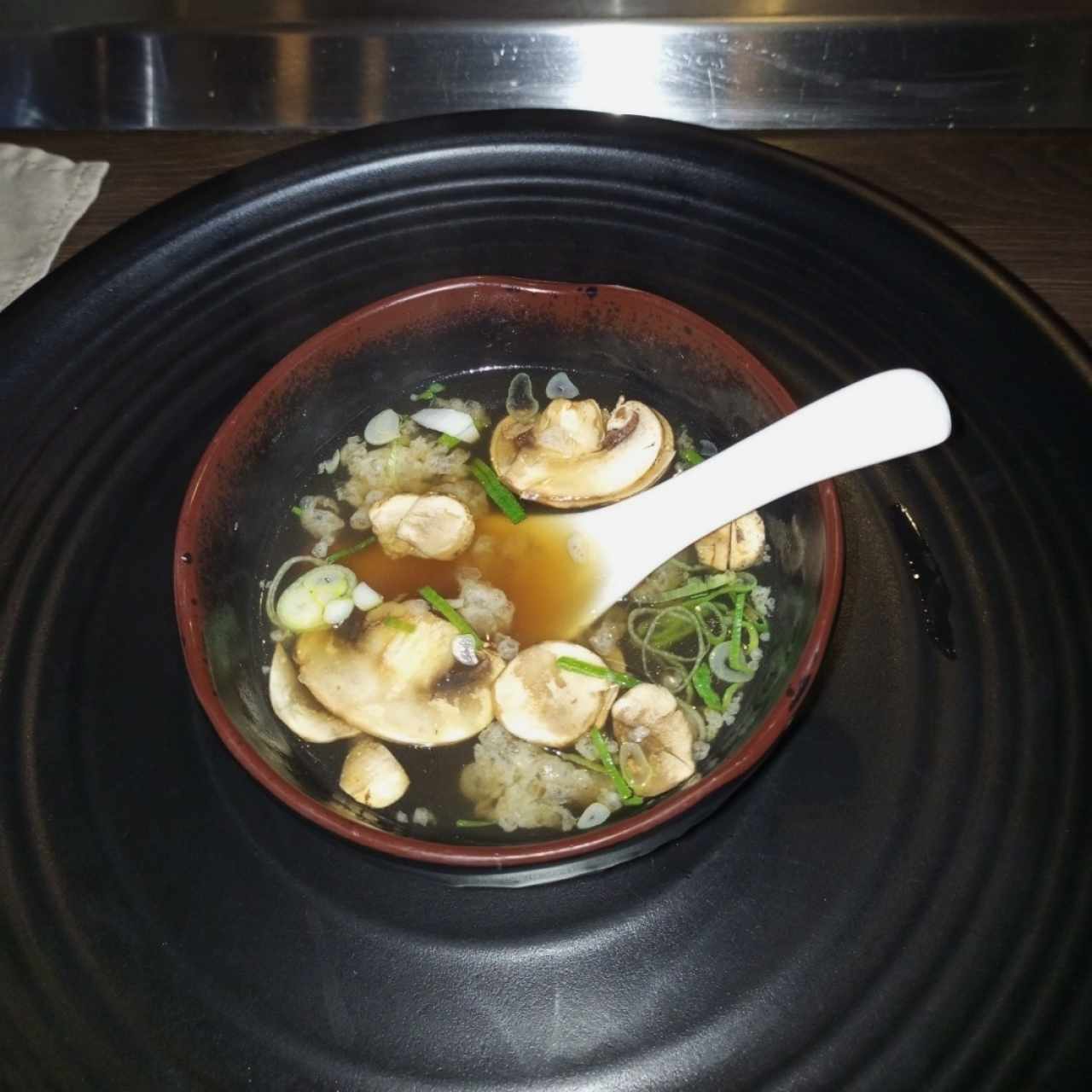 Caldo de res (menú teppan) 