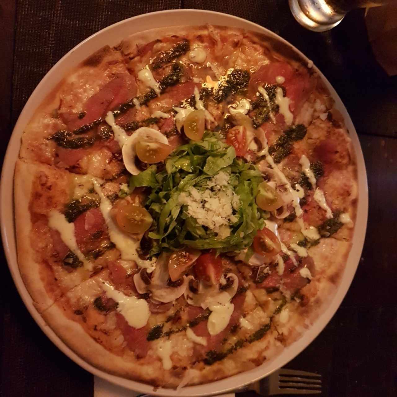 pizza carpaccio