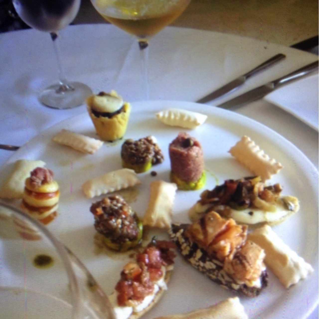 degustación de entradas
