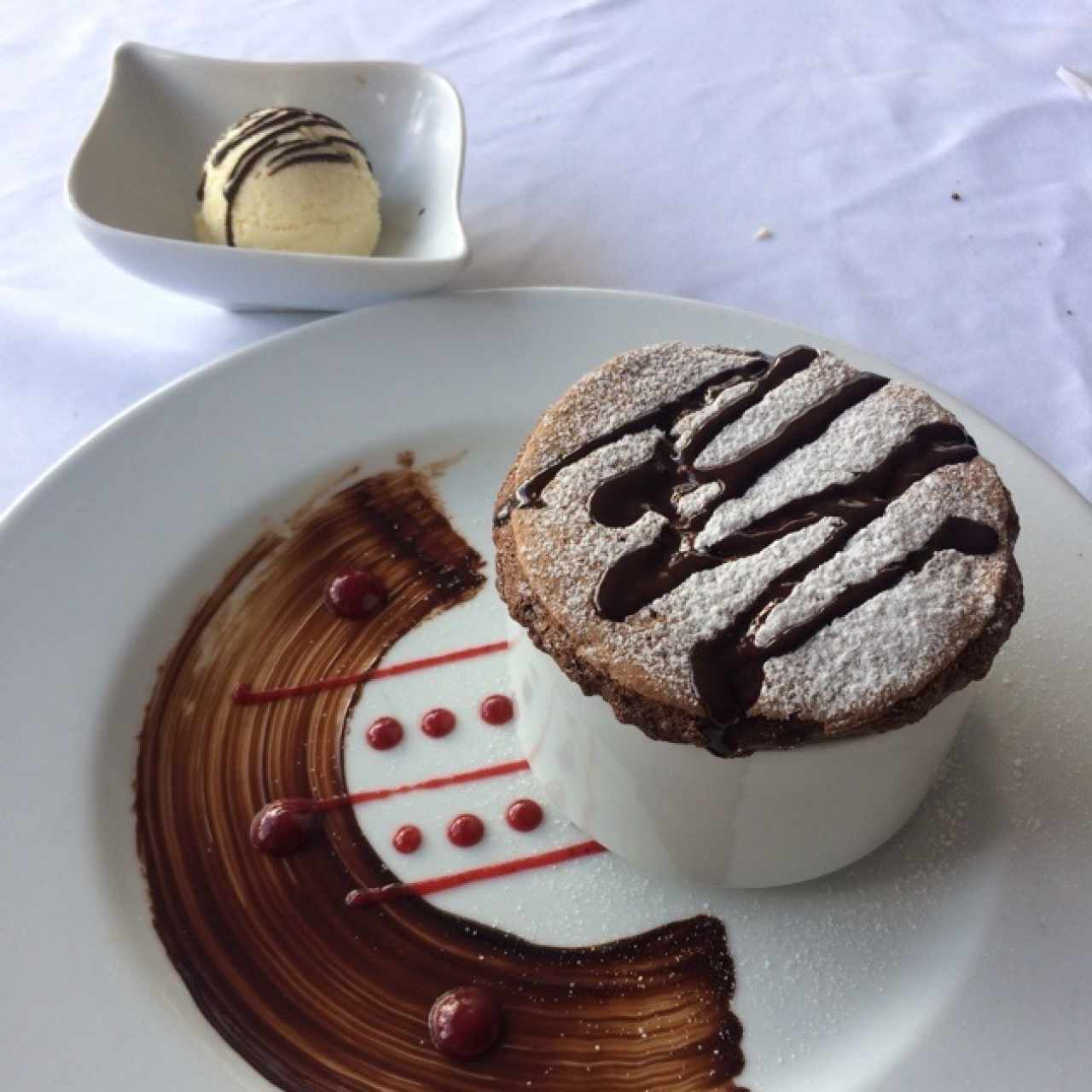 souffle de chocolate