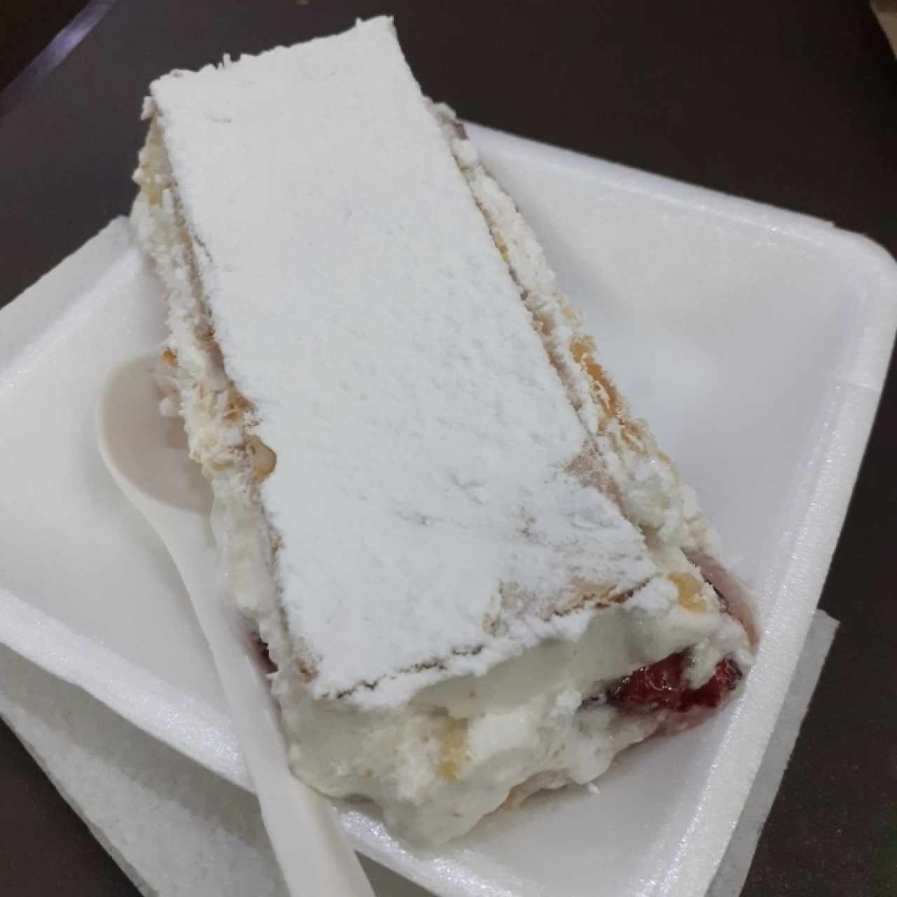 Milhoja de frutas