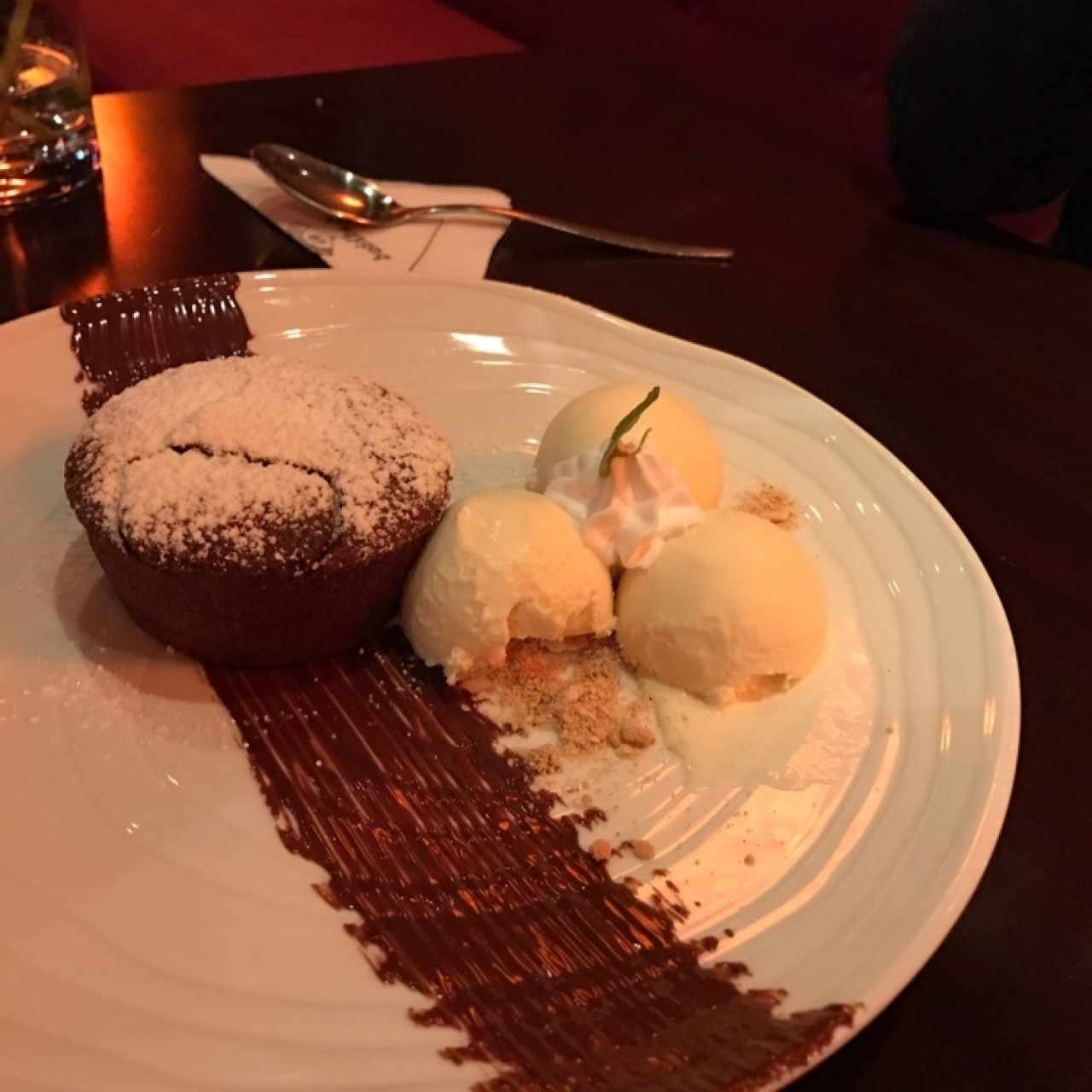 fondant de chocolate