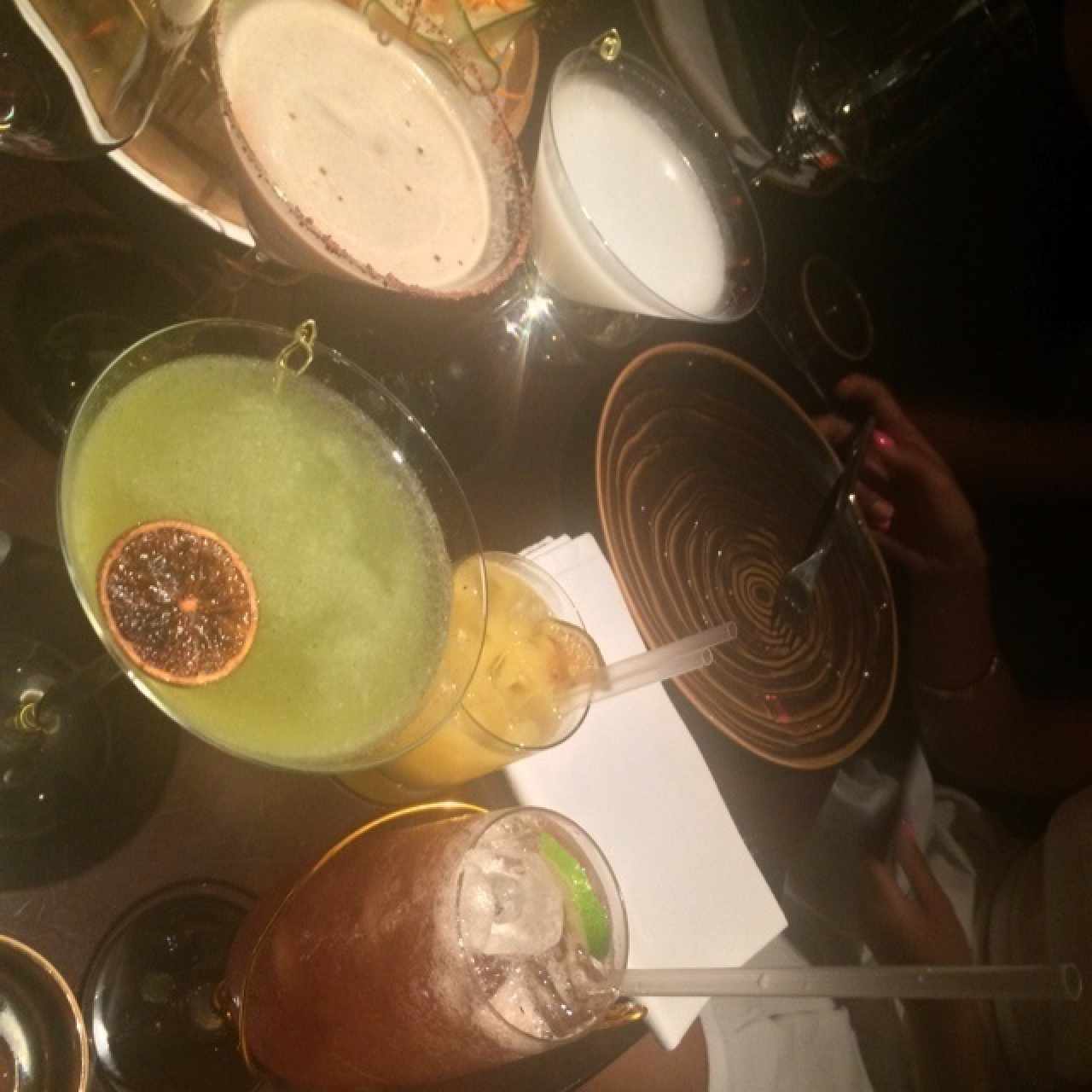 Variedad de cocteles 