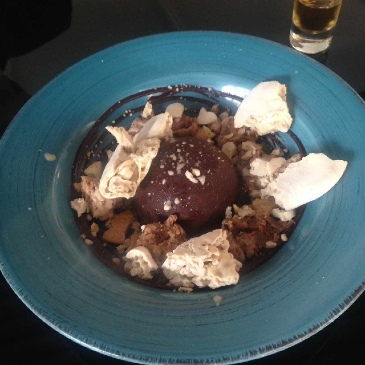 Para mi lo MEJOR del plato Degustacion- Postre de Chocolate