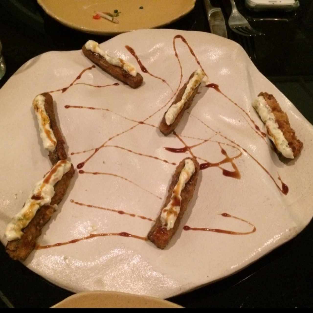 La fondant (bastones de berenjena)