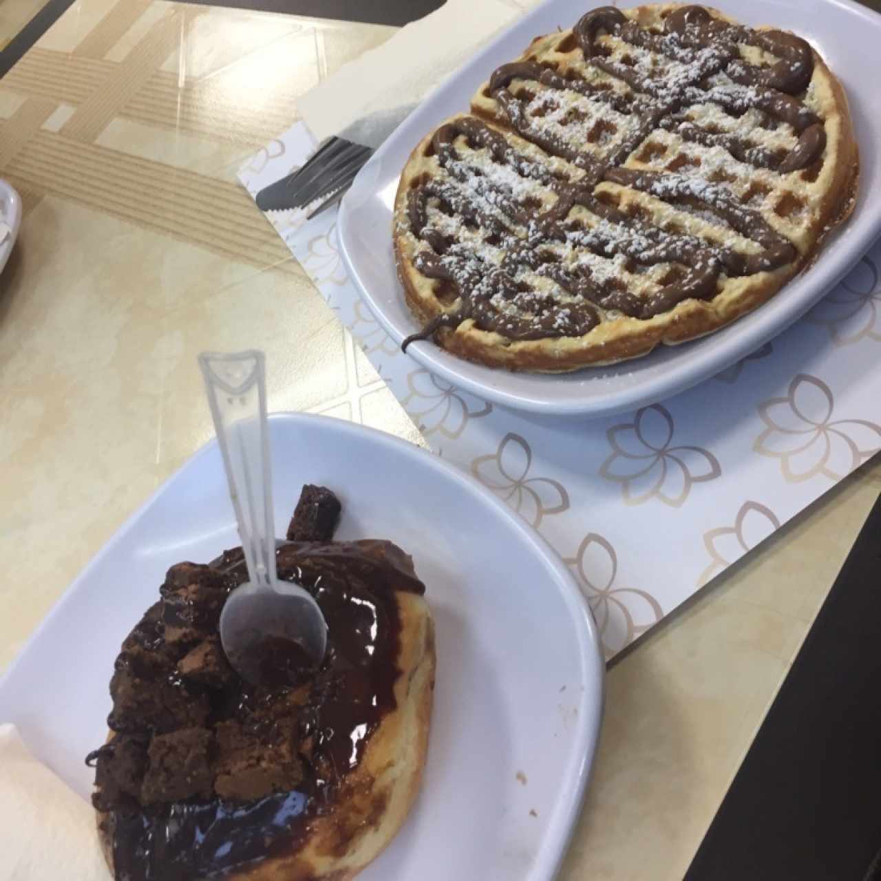 Dona Brownie y el Wafle Nutella